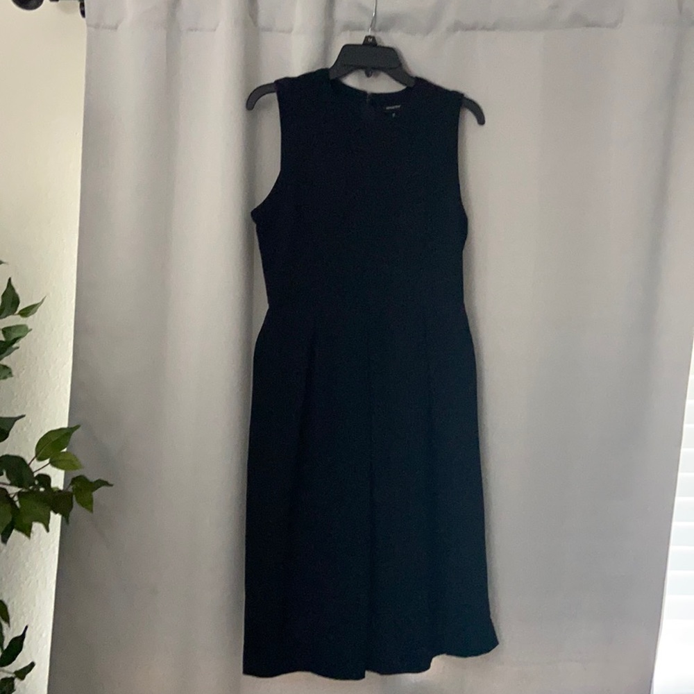 Pleated black dress in great condition!